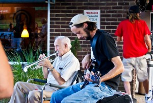 Rodney Wallin and fellow musicians, archive photo 50